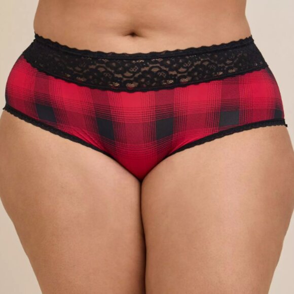 Second Skin Mid-Rise Cheeky Lace Trim Panty - Picture 3 of 6